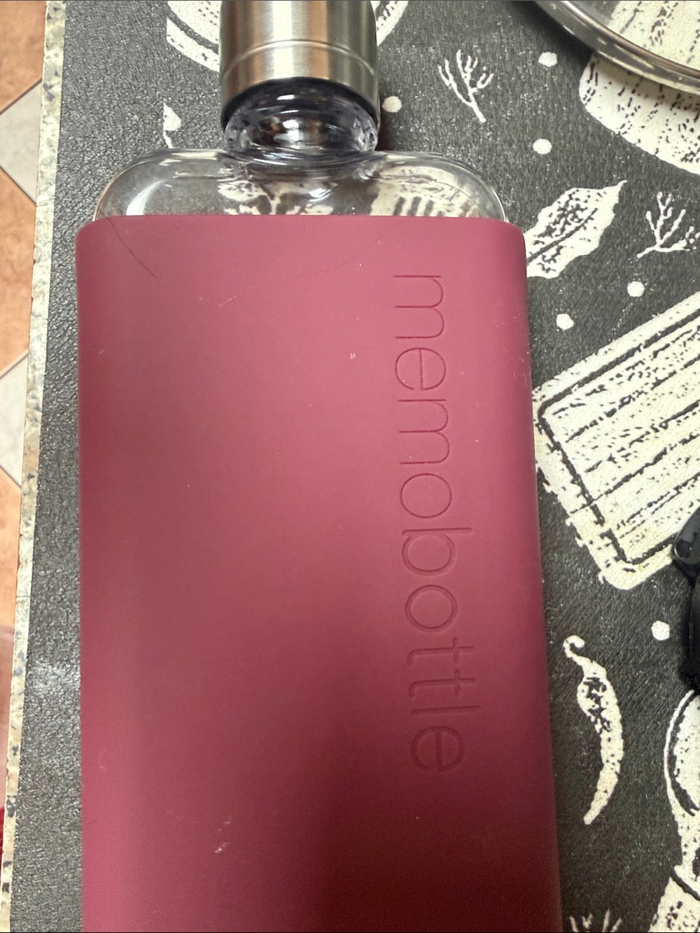 memobottle Slim Flask in Dusty Rose